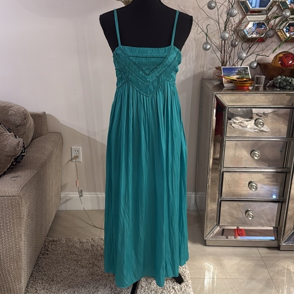 Intermix Green Maxi Dress size 0 - Picture 2 of 5